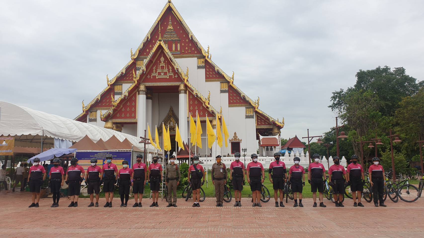 จัดชุดตำรวจจักรยานดูแลนักท่องเที่ยวช่วงวันหยุดติดต่อกันหลายวัน