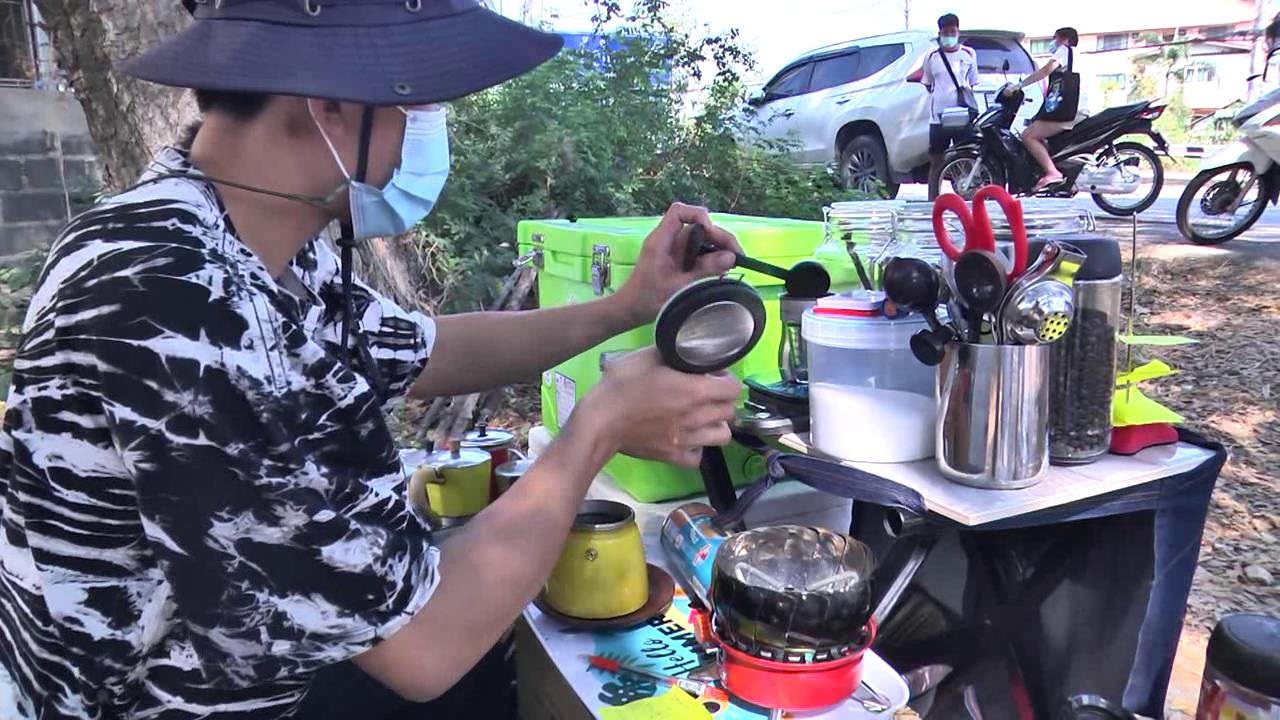 หนุ่มไอเดียบรรเจิด ขายกาแฟ แนวตั้งแคมป์ สร้างรายได้ รสชาติเทียบร้านกาแฟดัง