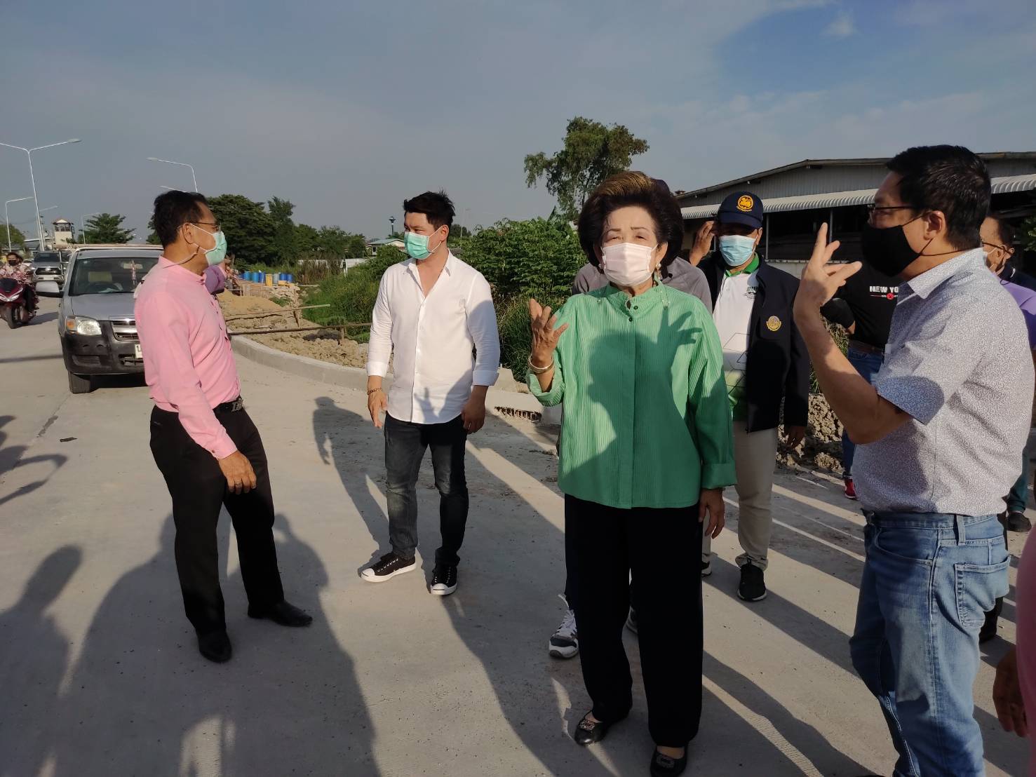 อบจ.พระนครศรีอยุธยา ติดตามความคืบหน้าการปรับปรุงถนนแยกปากกกราน
