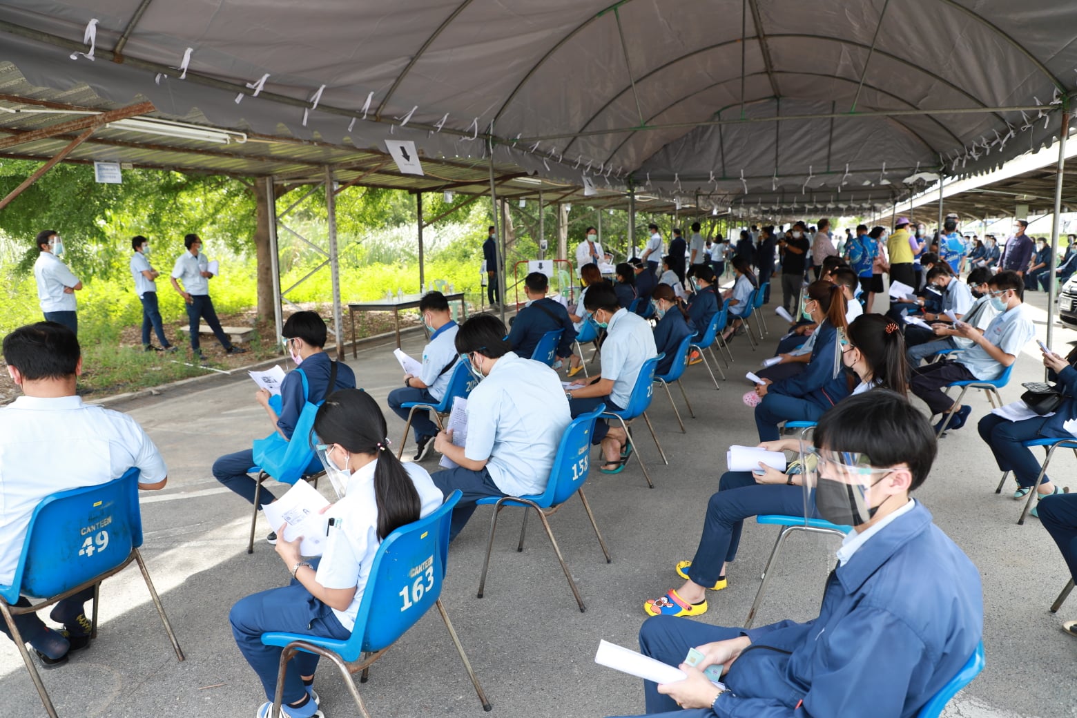 อยุธยาเร่งตรวจคัดกรองหลังพบคลัสเตอร์ใหม่ ในโรงงานชิ้นส่วนอิเล็กทรอนิกส์ ติดเชื้อแล้ว 96 ราย