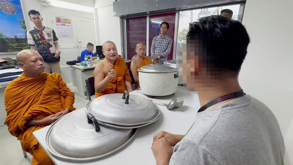 ตำรวจตามตัวเจอแล้วชาย ยืมของวัดแล้วไม่ยอมคืน อ้างยืมให้เพื่อนแม่