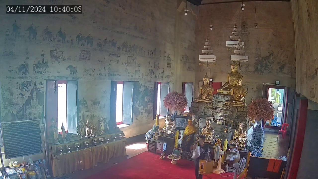 เข้าโบสถ์กราบพระวัดประดู่ทรงธรรม คว้าตู้บริจาคยกไปทุบฉกเงินเกลี้ยง