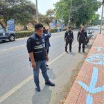 ชาวบ้านโวย พ่นสีฟุตบาท ตลอดแนวคูคลองเมืองอยุธยา จองที่ขายของสงกรานต์ จนสกปรก มีความผิดโทษปรับ 5,000 บาท