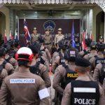 ตำรวจอยุธยา ปล่อยแถวกวาดล้างอาชญากรรม-ดูแลจราจร รับสงกรานต์ 2569
